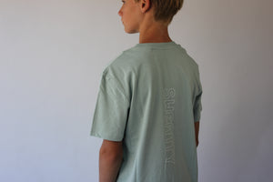 Sweatty T-shirt mintgroen