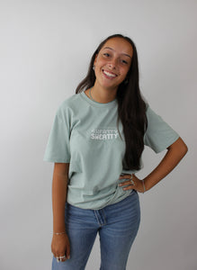 Sweatty T-shirt mintgroen