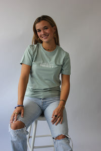 Sweatty T-shirt mintgroen